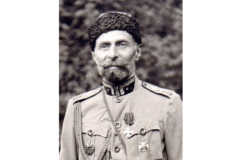 Командующий грузинской армией генерал-майор князь Георгий Квинитадзе 