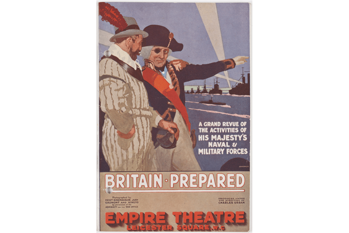 Постер британского пропагандистского фильма "Britain Prepared", 1915 г.