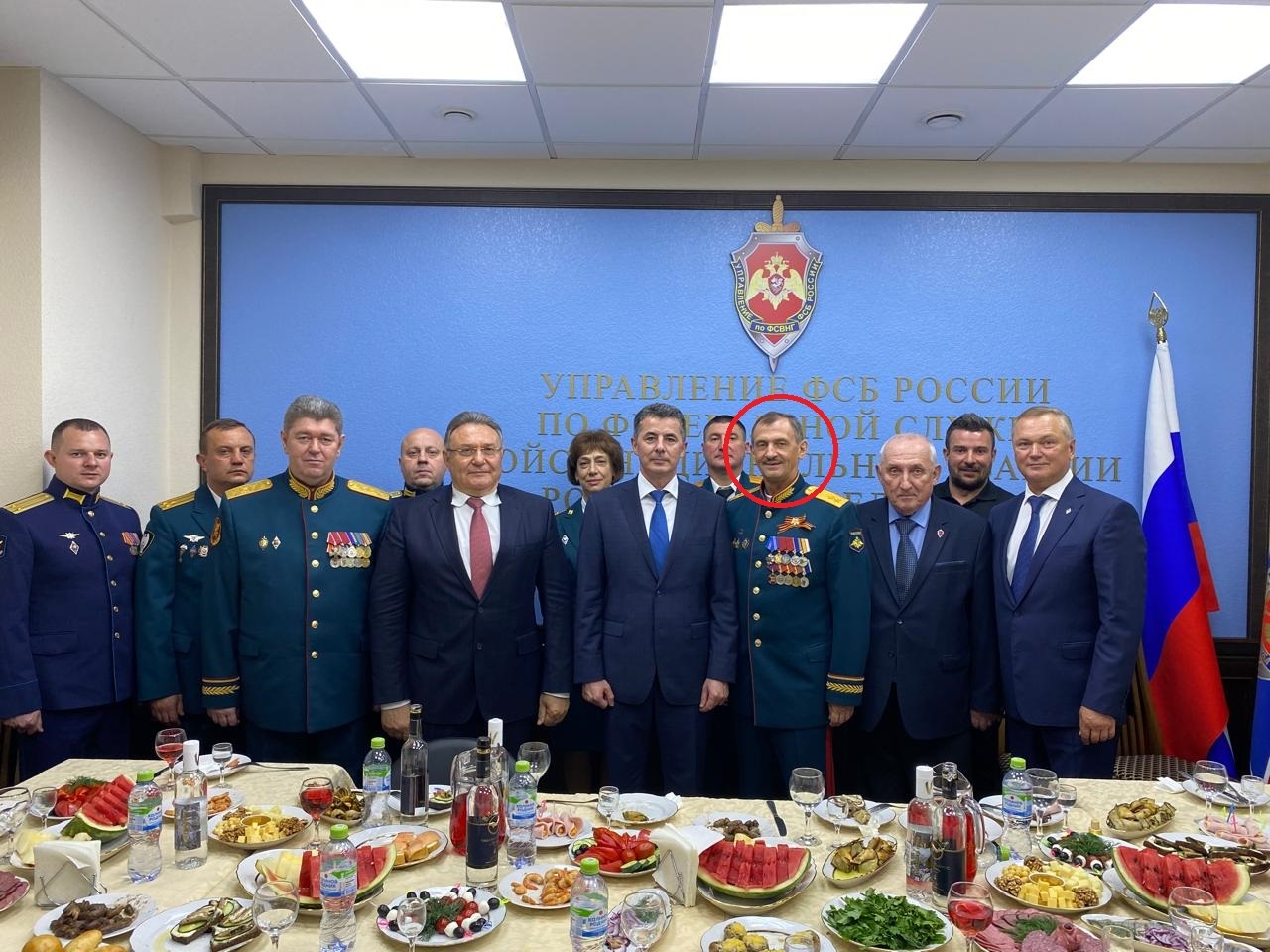 Генерал Рязанский на корпоративе ДВКР