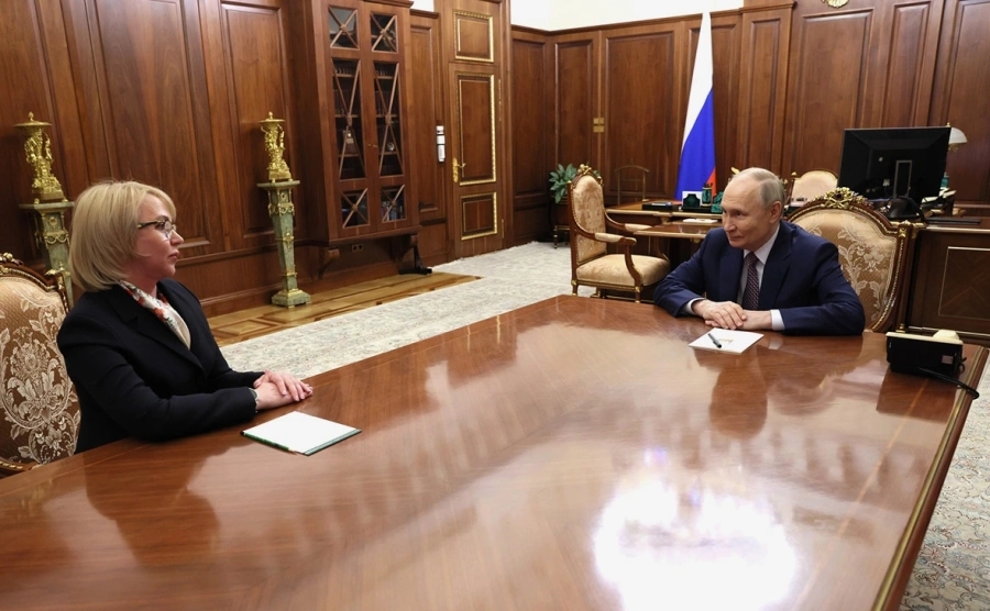 Ирина Гехт и Владимир Путин. Фото: Администрация президента России